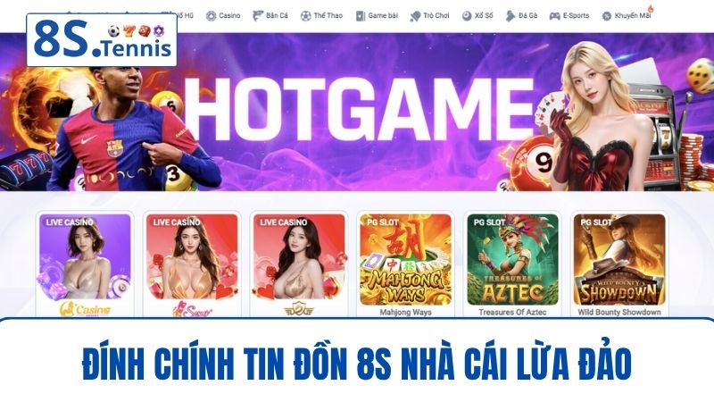 Đính chính tin đồn 8S lừa đảo