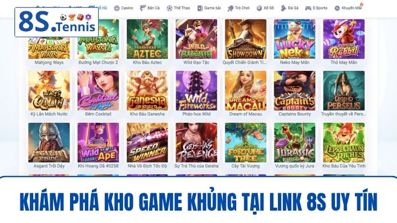 kho game khủng tại Link vào 8S