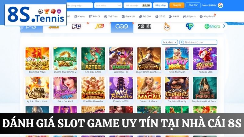 slot game uy tín 8S