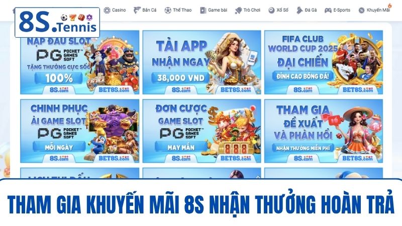 khuyến mãi Nhà cái 8S